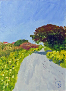 Spring On The Rodwell Trail (north) Acrylic On Card 18 X 13 Cm (002)
