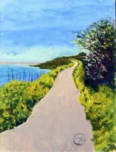 Spring On The Rodwell Trail (south) Acrylic On Card 18 X 13 Cm (002)