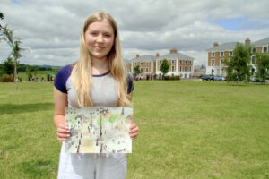 Under 16s' winner and her winning picture