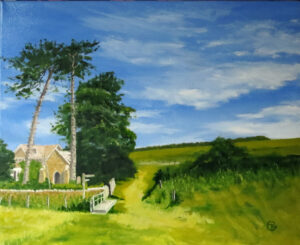 The Old Chapel Fleet, Oil On Canvas, 40 X 50 Cm.