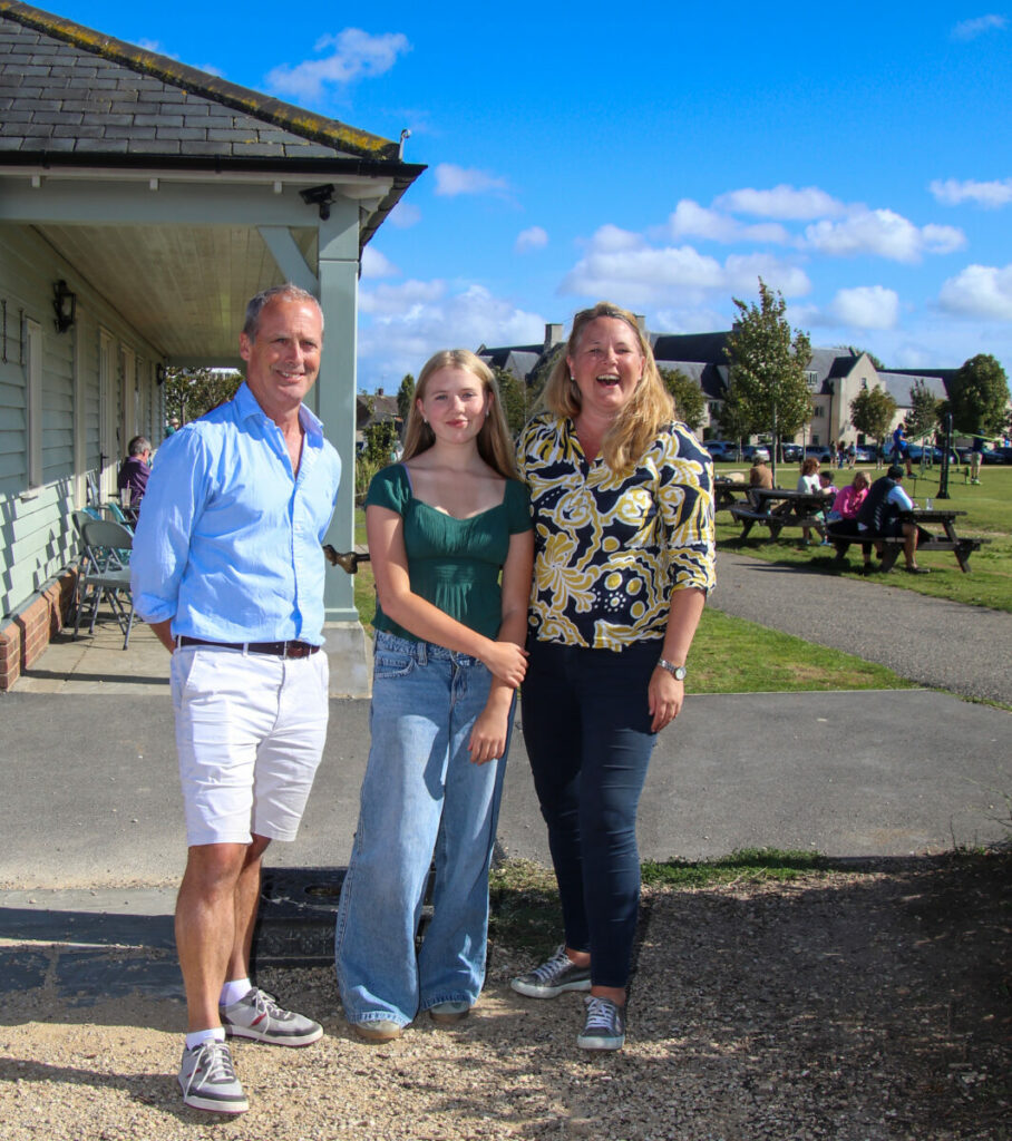 Ava with James Kerr from Art2Card and Jo Stoker