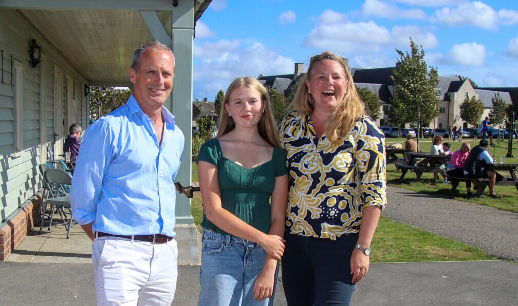 Ava with James Kerr from Art2Card and Jo Stoker