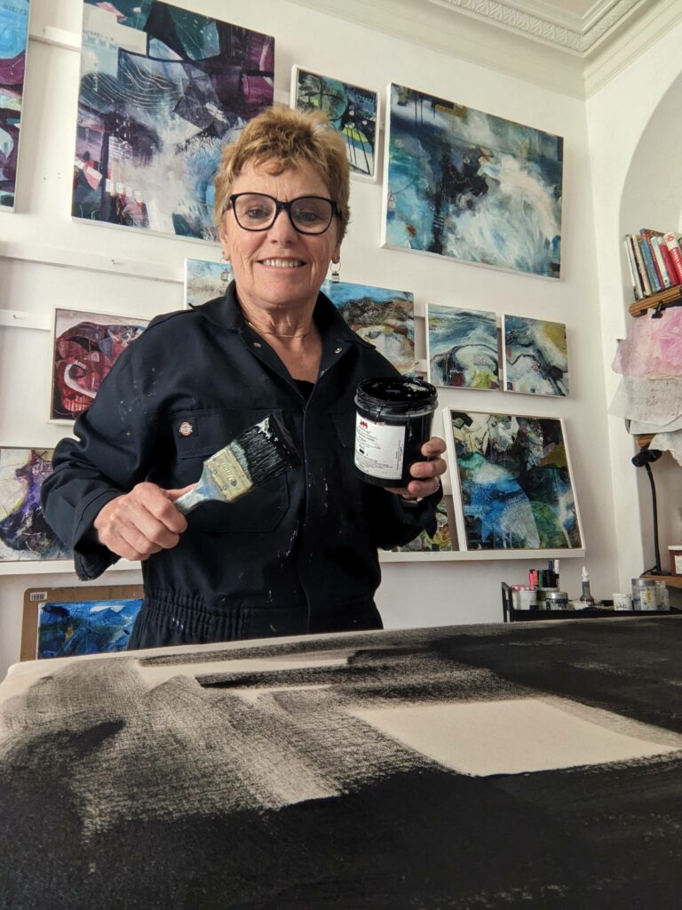 Stella bawden hollis at work