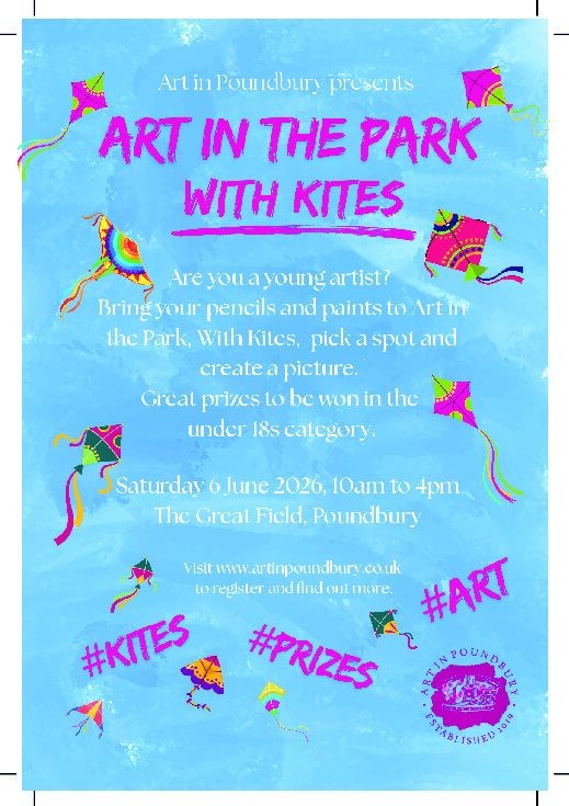 '17 and Under'  Kids Art in the Park with the mega kites