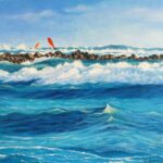 Christine rogersEmbracing the waves, Kimmeridge