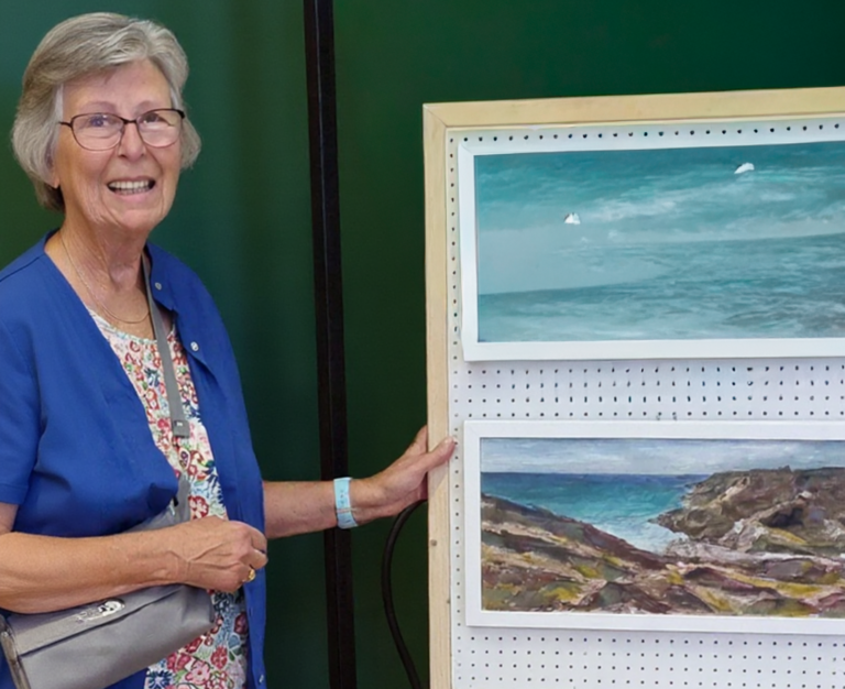 Jill Marsden Me with Chapel Porth